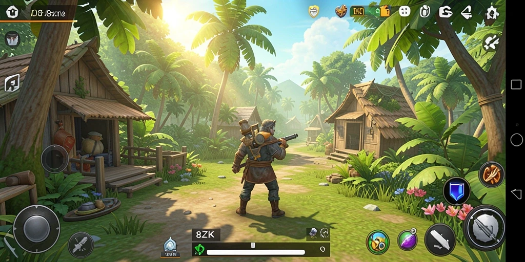 Tampilan gameplay <strong>8ZK</strong> yang mendebarkan dengan grafik memikat.