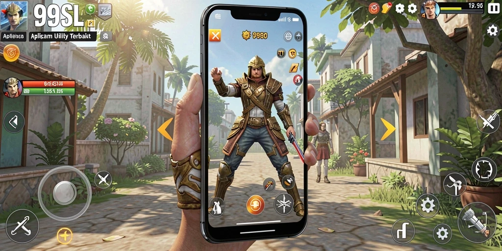Tampilan antarmuka aplikasi 99SL yang modern dan efisien.