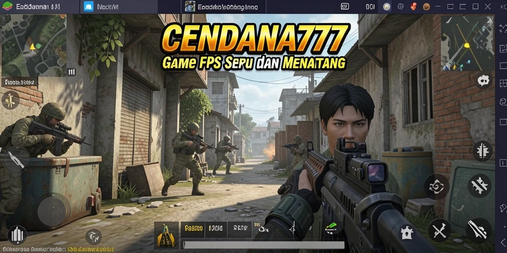 Tampilan gameplay CENDANA777 yang seru dan mendebarkan dalam aksi FPS.