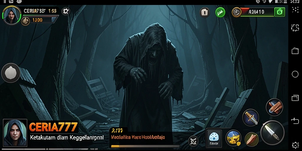 Gameplay menegangkan dalam suasana yang menyeramkan.
