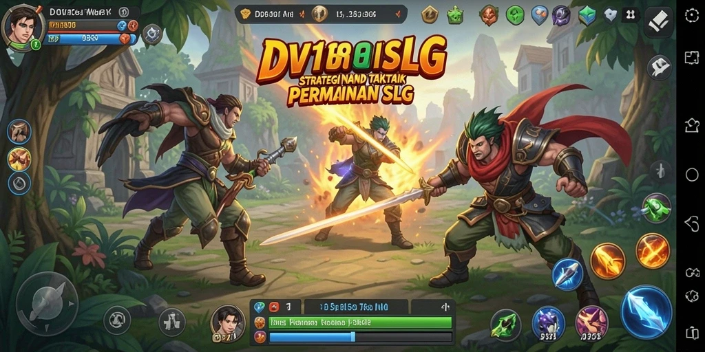 Tangkapan layar utama <strong>DV188</strong> menampilkan pertarungan strategi yang seru.