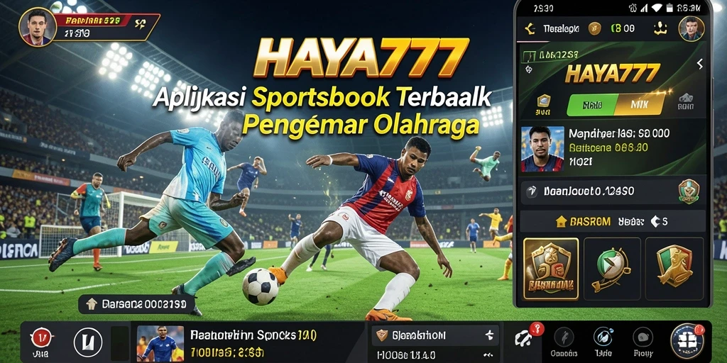 Tampilan antarmuka HAYA777 yang menarik dan fitur taruhan olahraga.