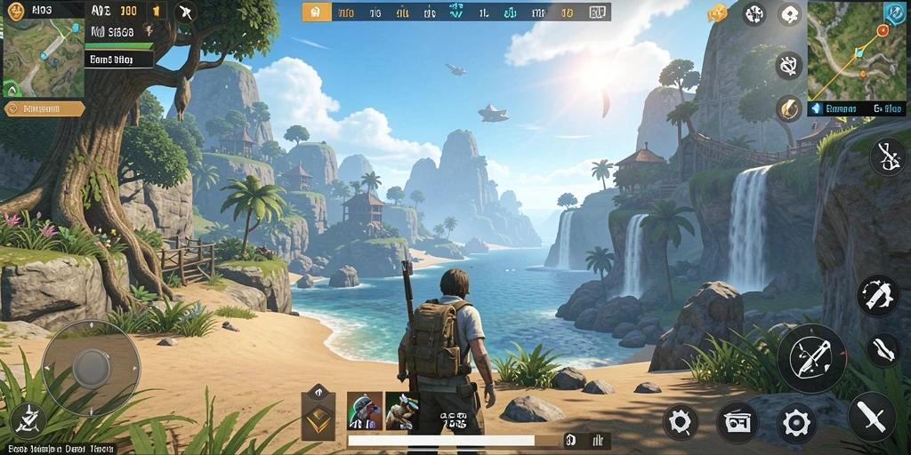 Tampilan gameplay HO3 yang menakjubkan dalam dunia terbuka.