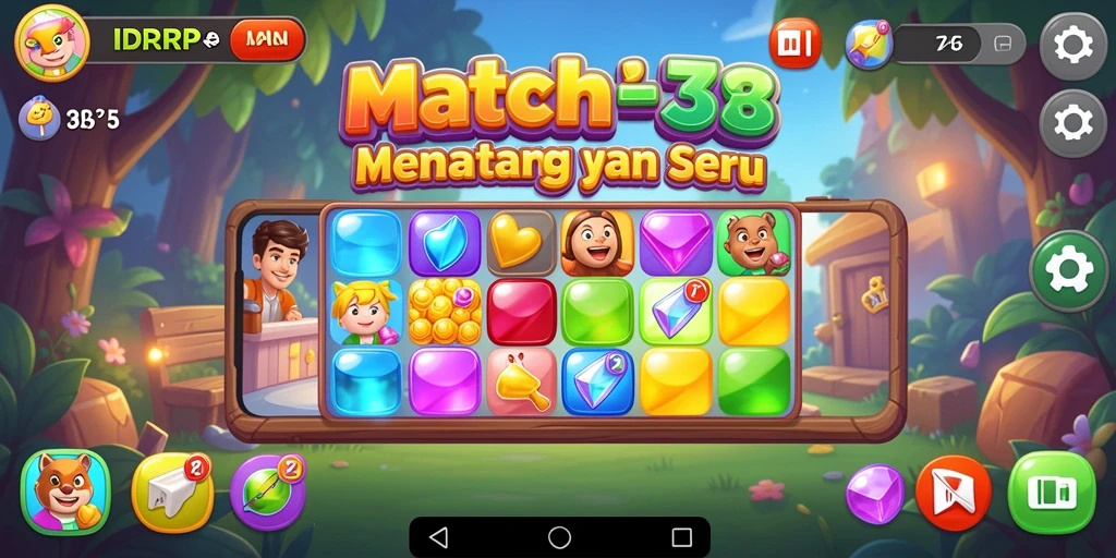 Tampilkan gameplay seru IDRRP yang penuh warna dan tantangan.