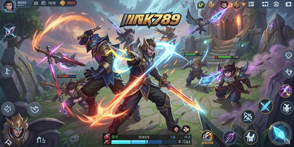 Gameplay seru INK789 dengan strategi tim yang menarik.