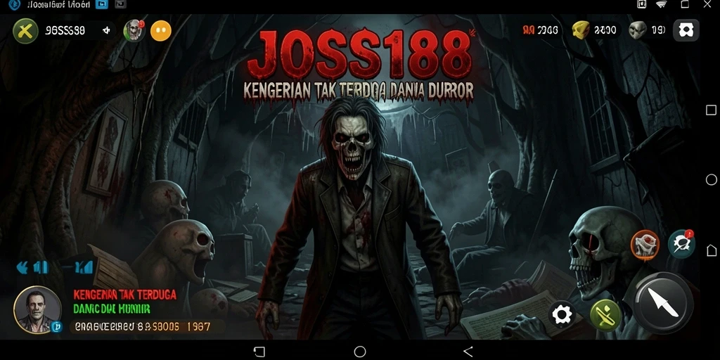 Tampilan menakutkan gameplay di JOSS188 yang mencekam.