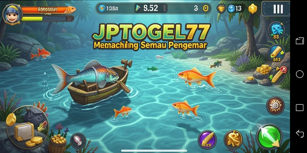 Tangkapan ikan besar dalam gameplay JPTOGEL77 yang seru.