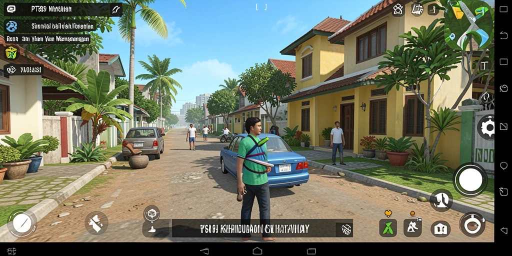 Tampilan screenshot gameplay PT89 yang menampilkan aktivitas sehari-hari yang menarik.