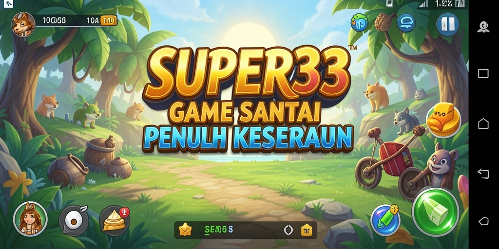 Tampilan gameplay <strong>SUPER33</strong> yang berwarna dan interaktif sangat menarik.