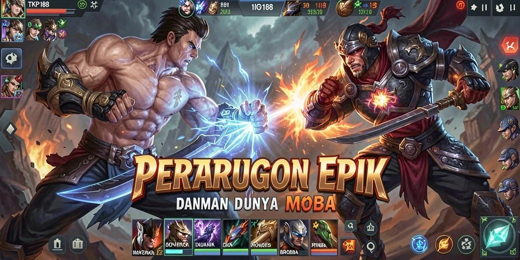 Gameplay intens di TKP188 dengan strategi tim yang dinamis.